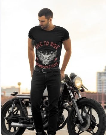 Midnight Rider: Motorcycle T-Shirt